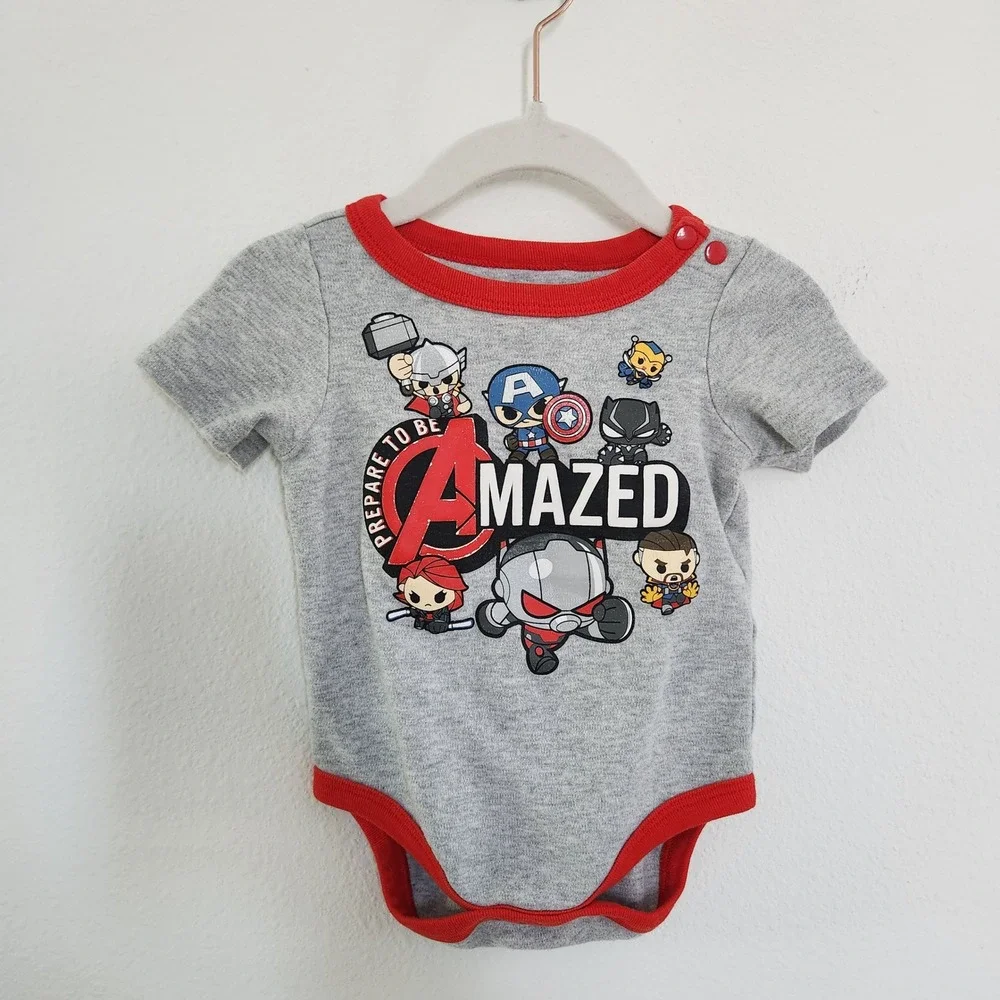 Disney Baby Marvel Avengers‎ Bodysuit size 6-9M